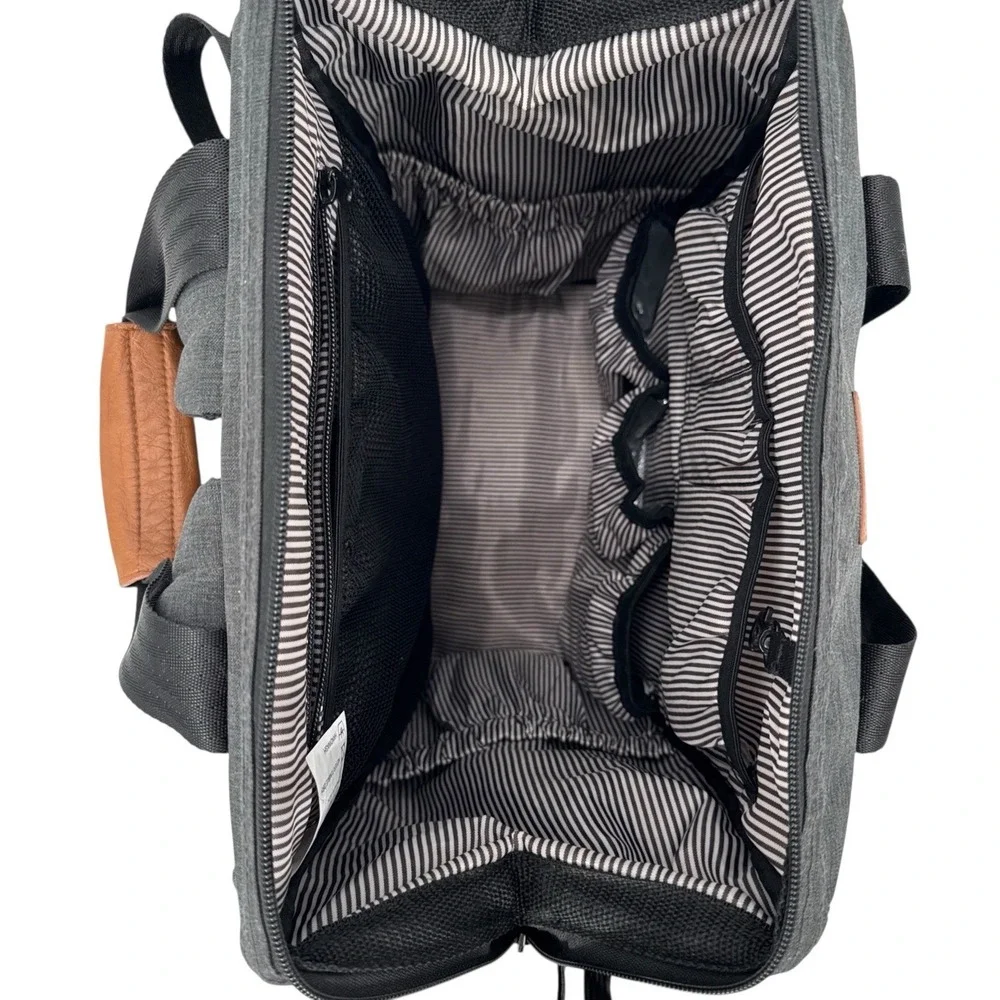 Hap Tim - Wallababy Baby Diaper Bag Backpack Black (No Changing‎ Pad Included)